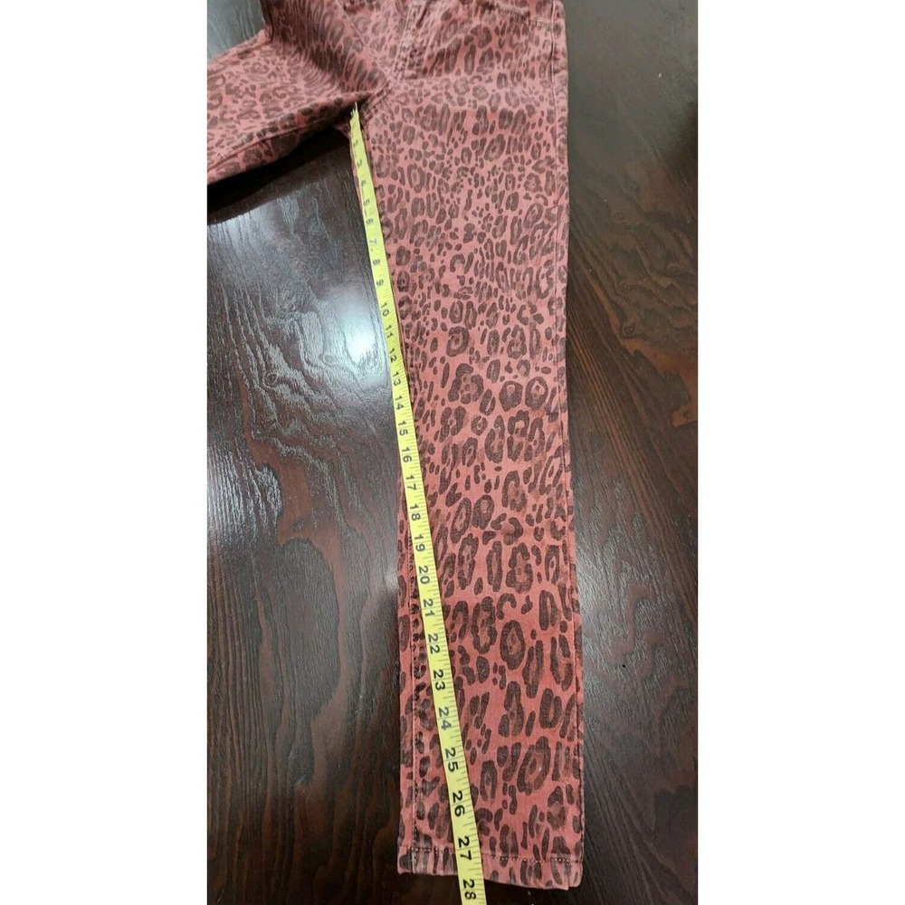 Excellent Joes Size 27 High Rise Skinny Leopard Print Jeans - Picture 6 of 11